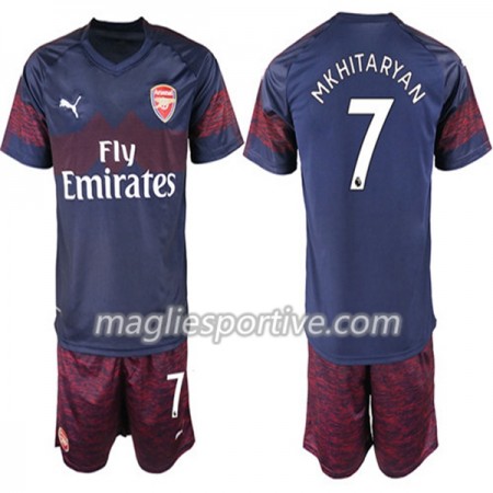 Completo Calcio Arsenal Henrikh Mkhitaryan 7 Bambino Divisa Trasferta 2018/2019